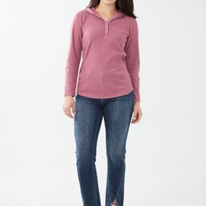 Front Slit Straight Leg Jeans